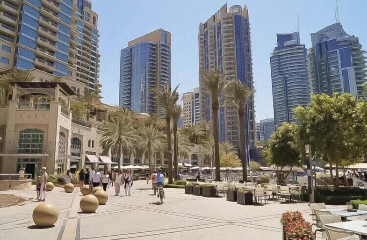 Luxury Apartments In Dubai Marina Luaran gambar
