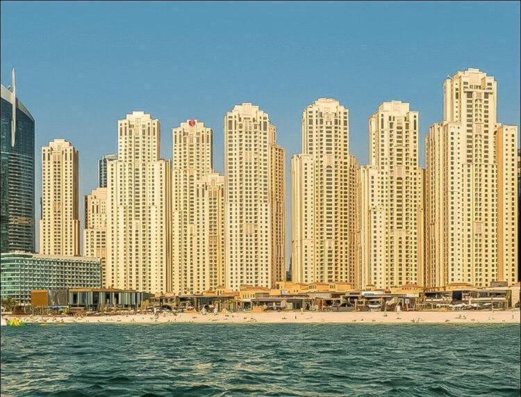 Luxury Apartments In Dubai Marina Luaran gambar