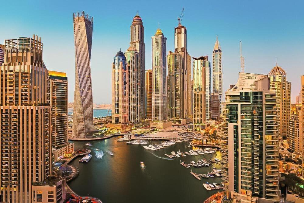 Luxury Apartments In Dubai Marina Luaran gambar